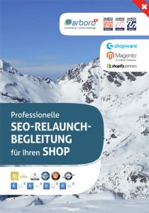 SEO-Shop-Relaunchbegleitung Broschüre SEO-Shop-Relaunchbegleitung Broschüre